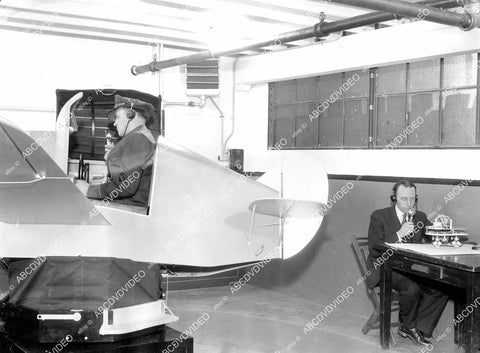 crp-08397 1937 aviation training center for flying blind pilot Dale Dryer demos crp-08397