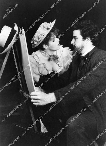 crp-08458 1980's Bernadette Peters, Mandy Patinkin live play Sunday in the Park w George at Booth Theatre crp-08458