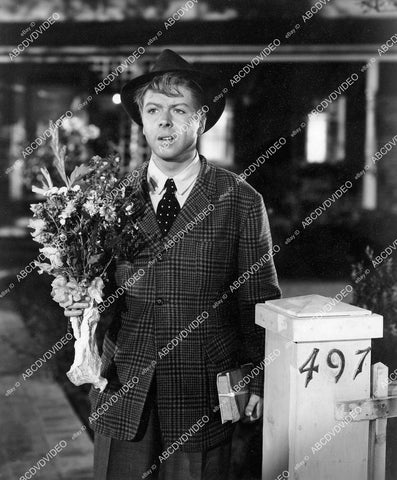 crp-08482 1941 William Tracy w some flowers film Tillie the Toiler crp-08482