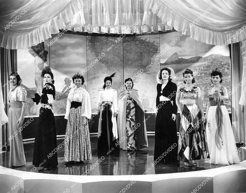 crp-08619 1941 models in fashion show film Tillie the Toiler crp-08619