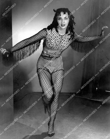 crp-08811 1944 sexy dancer in body fishnet Vera Richkova The Black Panther Insults of 1944 at Playtime Theater crp-08811