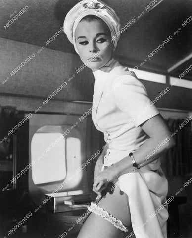 crp-08892 1967 sexy Elke Sommer w deadly cigar in garter belt film Deadlier Than the Male crp-08892