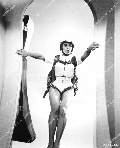 crp-08895 1967 parachuting beauty Elke Sommer film Deadlier Than the Male crp-08895