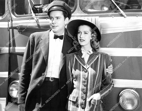 crp-08916 1941 Russell Hayden, Anita Louise film Two in a Taxi crp-08916