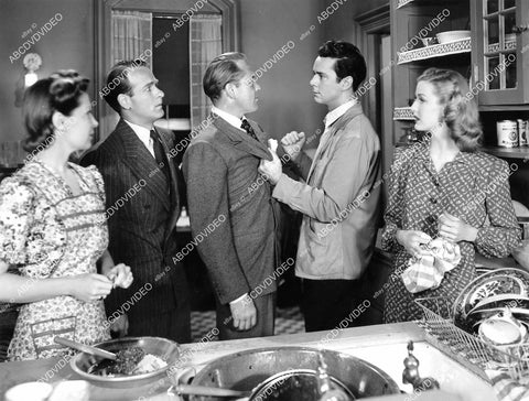 crp-08920 1941 Fay Helm, Ed Chandler, Dick Purcell, Russell Hayden, Anita Louise film Two in a Taxi crp-08920