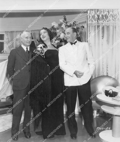 crp-00907 1934 Adolph Zukor, Ethel Merman, Leon Errol on set film We're Not Dressing crp-00907