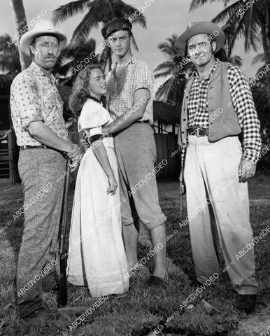 crp-09233 1951 Jerome Courtland, Terry Moore, Will Geer film The Barefoot Mailman crp-09233