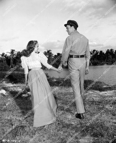 crp-09235 1951 Jerome Courtland, Terry Moore film The Barefoot Mailman crp-09235
