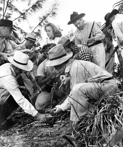crp-09255 1951 Terry Moore passing out ammunition film The Barefoot Mailman crp-09255