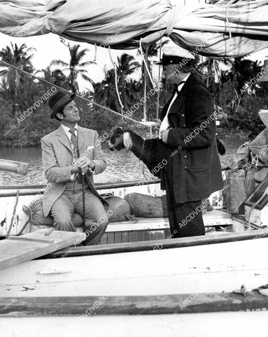 crp-09276 1951 Robert Cummings, Tudor Owen film The Barefoot Mailman crp-09276
