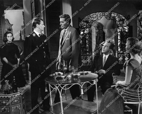 crp-09347 1956 Pier Angeli, Dennis Price, Philip Carey film Port Afrique crp-09347