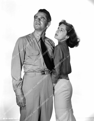crp-09377 1950 Viveca Lindfors, Glenn Ford film The Flying Missile crp-09377