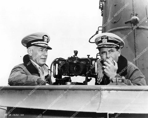 crp-09396 1950 Glenn Ford on the submarine deck film The Flying Missile crp-09396