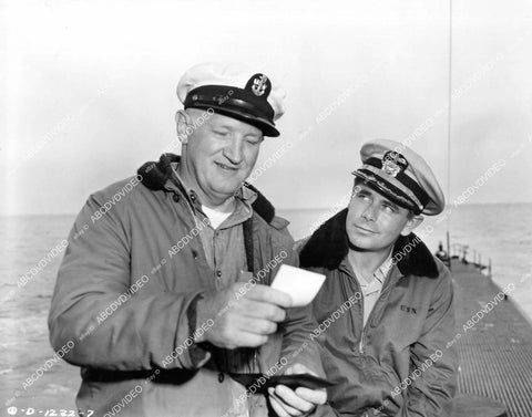crp-09405 1950 Glenn Ford & Joe Sawyer film The Flying Missile crp-09405