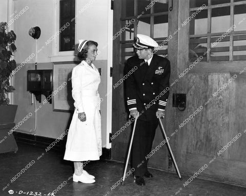 crp-09410 1950 Helen Brown, Glenn Ford film The Flying Missile crp-09410