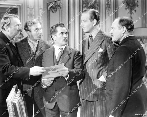crp-09581 1939 Melvyn Douglas, Felix Bressart, Sig Ruman, Alexander Granach, Edwin Maxwell film Ninotchka crp-09581