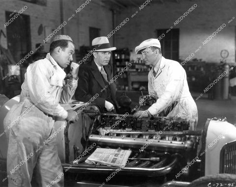 crp-09596 1933 Tim McCoy, Ward Bond cool vintage racecar film Straightaway crp-09596
