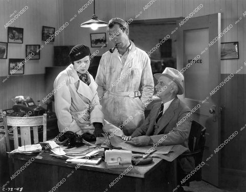 crp-09603 1933 Lafe McKee, Sue Carol, Ward Bond film Straightaway crp-09603
