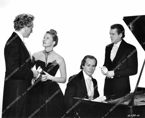 crp-09657 1947 Paul Henreid, Katharine Hepburn, Henry Daniell, Robert Walker film Song of Love crp-09657