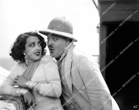 crp-09723 1928 Estelle Taylor & William Irving in pith helmet silent film The Singapore Mutiny crp-09723