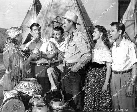 crp-09735 1948 The Hoosier Hotshots, Patricia Barry, Kirby Grant film Singin Spurs crp-09735