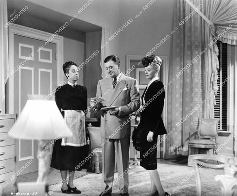 crp-09744 1946 Claire Du Brey, Richard Dix, Leslie Brooks film Secret of the Whistler crp-09744